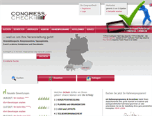 Tablet Screenshot of congresscheck.de